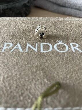 Pandora Silver Openwork Clip Charm - Silver